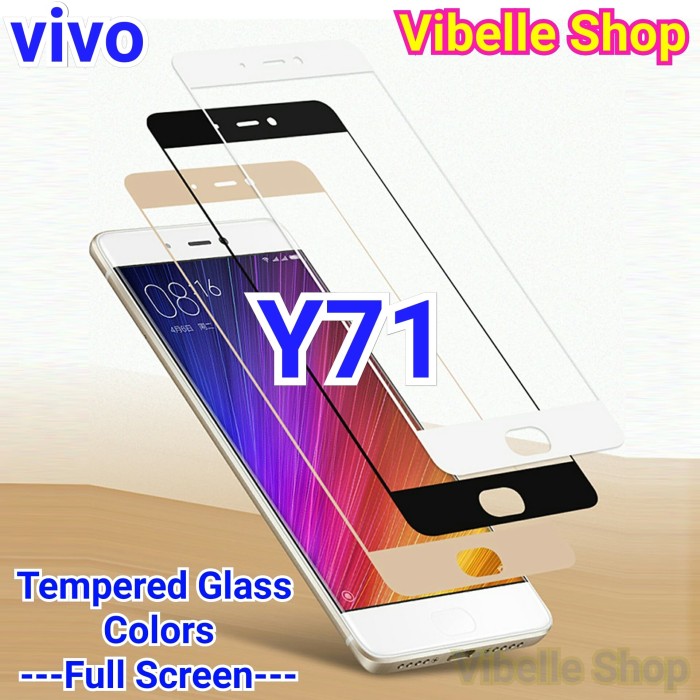 Tempered Glass Warna VIVO Y71 FULL SCREEN COVER Y 71