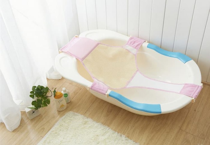 Baby Bath Helper / Alat Bantu Mandi Bayi / Jaring Bak Mandi Bayi