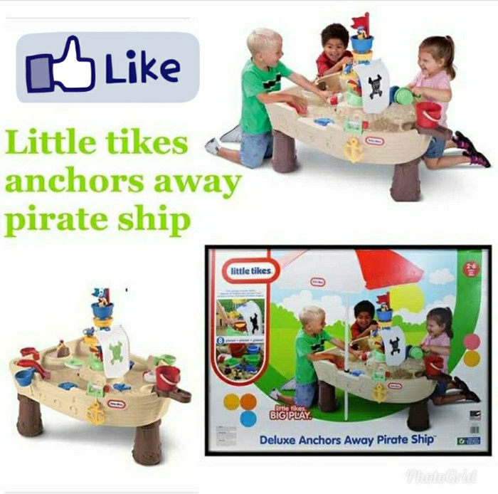 little tikes anchors away pirate ship target