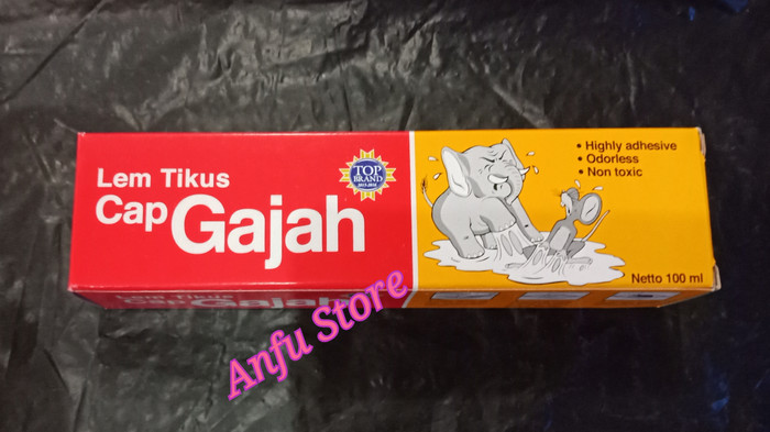 Lem tikus cap gajah kemasan tube/odol 100 ml