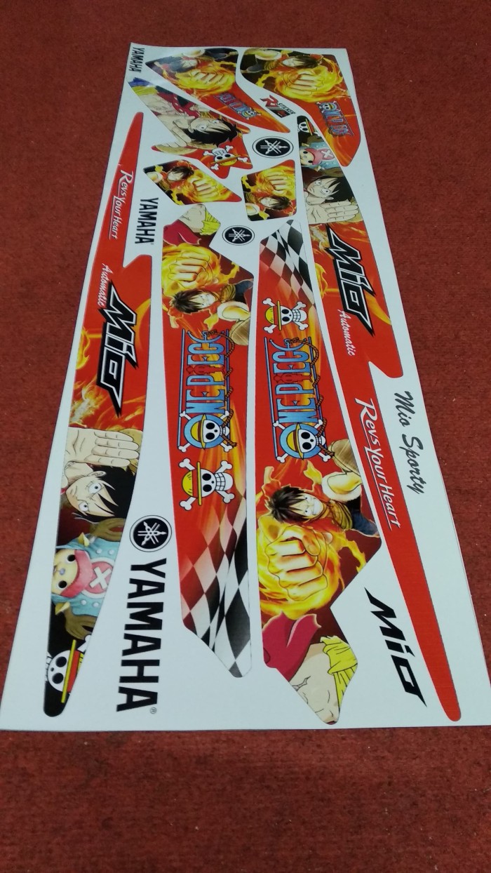 Jual Striping Sticker Variasi One Piece Mio Sporty Kota Cimahi