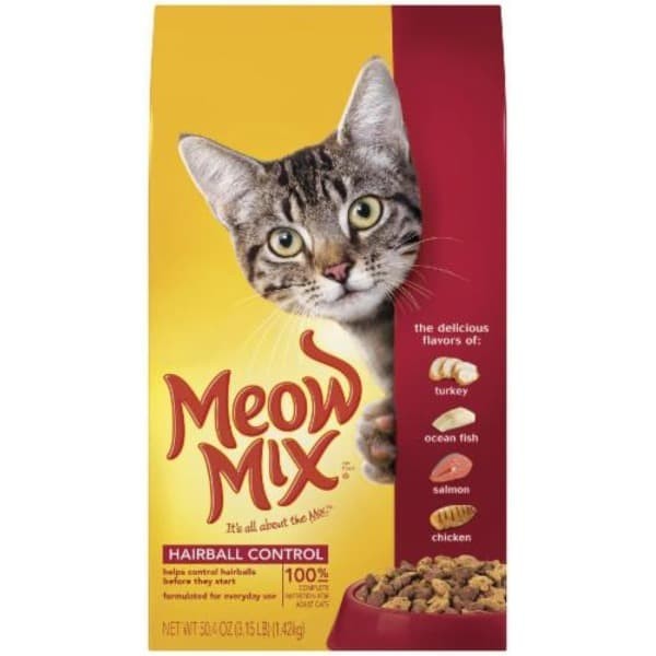 meow mix hairball