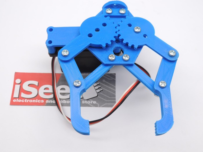 Jual Gripper 3D Printing Robot ARM Clamp Claw Mount lengan jepit for