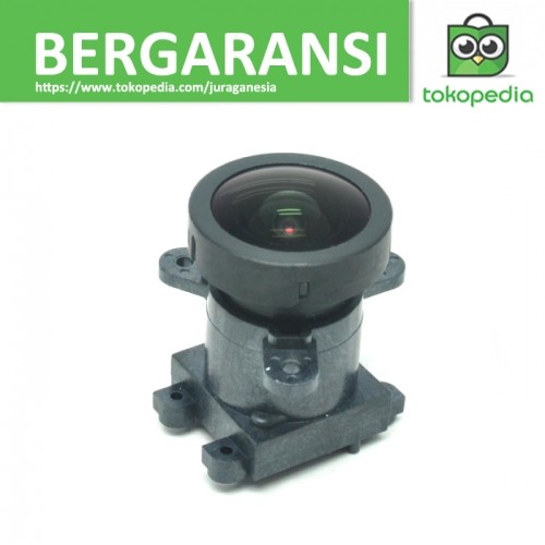 Original Lens Replacement with Lens Dock for Xiaomi Yi - Hitam