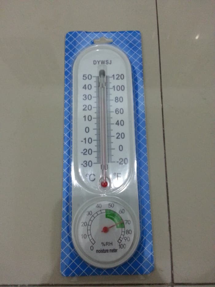 Jual Thermometer Ruangan dan hygrometer Ruangan 9 inch Jakarta Barat