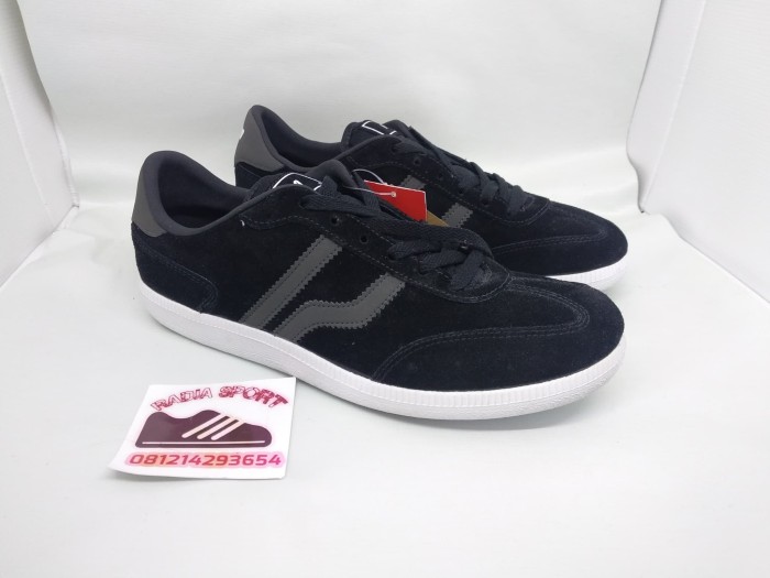 Piero London Premium Black Original BNIB Murah Sepatu Casual Sneakers