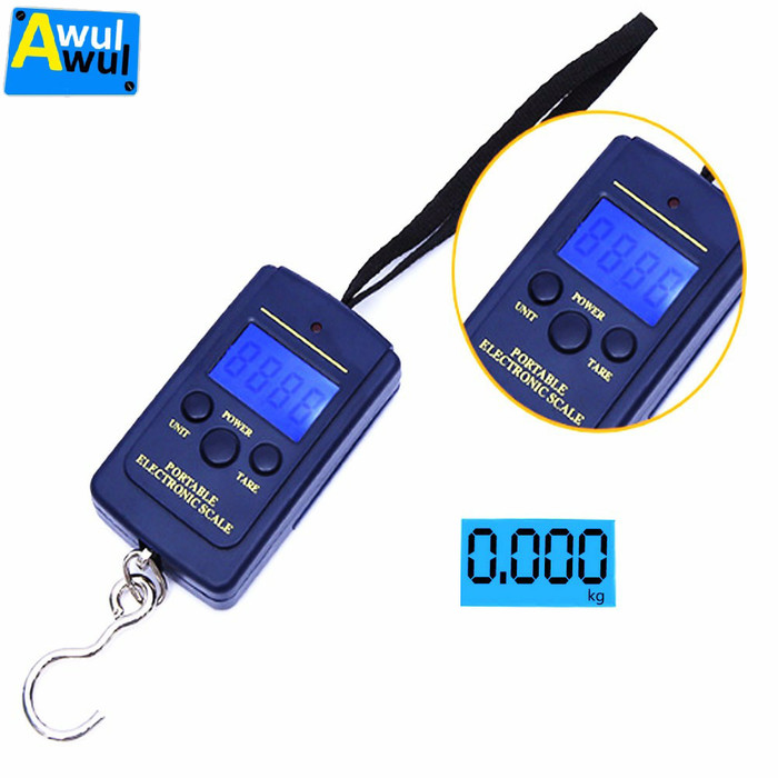 Timbangan Gantung Digital 40kg Multifungsi | Portable Electronic Scale