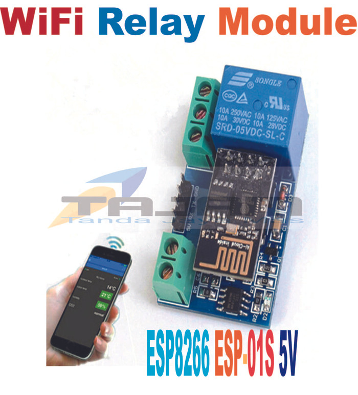 Module 1 relais 5V 10A ESP8266 ESP-01 adapterboard ESP01 Arduino WIFI IOT