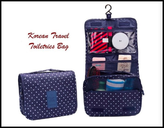 Korean Travel Toiletries Bag (Tas Untuk Tempat Kosmetik)