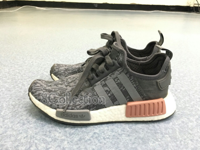 adidas nmd r1 heather grey raw pink