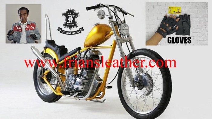 Jual Sarung Tangan Kulit Pak Jokowi Versi Brand Frians Leather
