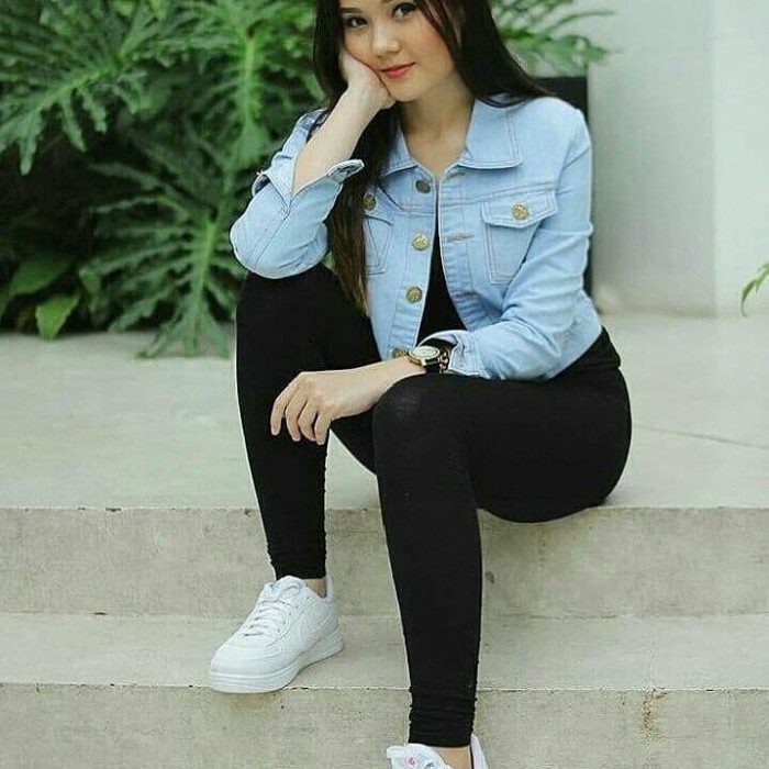 880+ Model Hijab Jaket Jeans HD