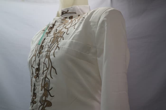 Baju Koko Jasko Jas Koko Broken White Busana Muslim Pria Dewasa JKH1 3