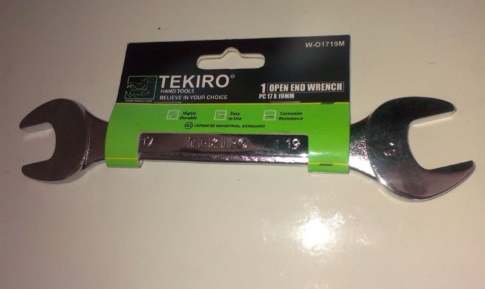 Kunci Ring 75 Derajat Sunk Panel 17x19 Tekiro Kode WR-BE0146