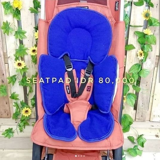 SEAT PAD CUDDLE ME / ALAS STROLLER / ALAS CAR SEAT - STRIPE PINK