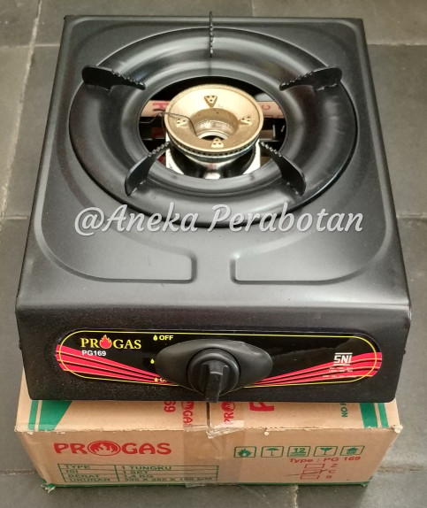 Kompor Gas 1 Tungku Teflon PROGAS .