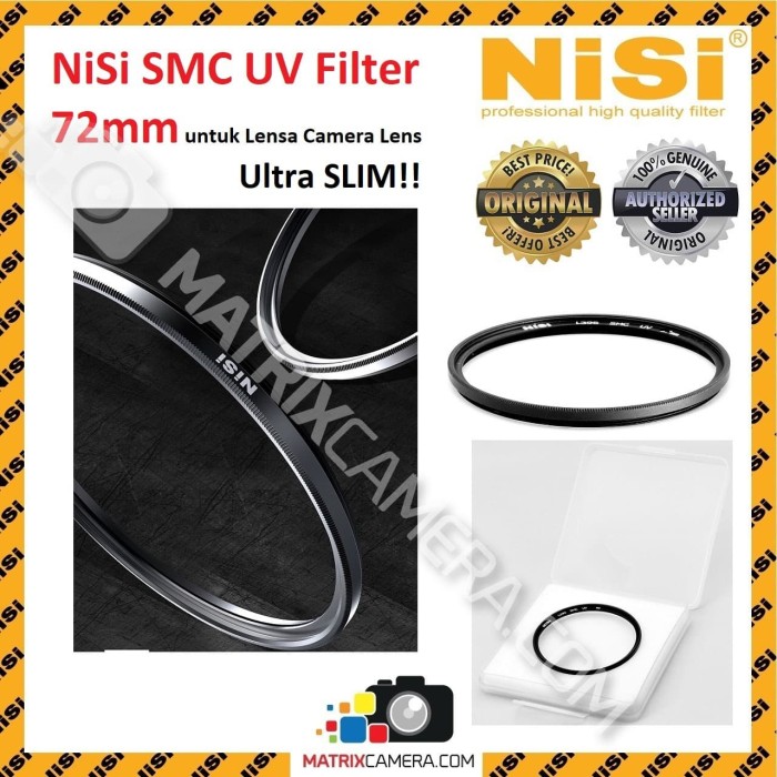 Jual NiSi SMC UV Protector Filter 72mm / 72 mm untuk Lensa