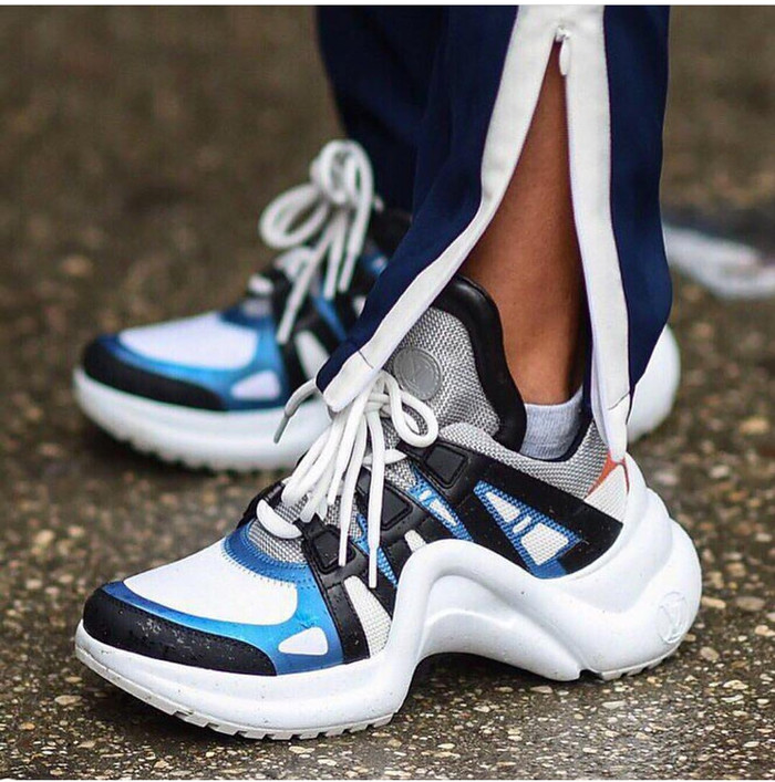 lv archlight sneaker blue