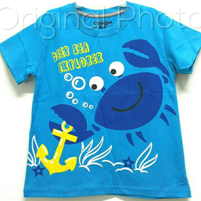 KAOS KARAKTER ANAK SZ 1-6T CRAB EXPLORER