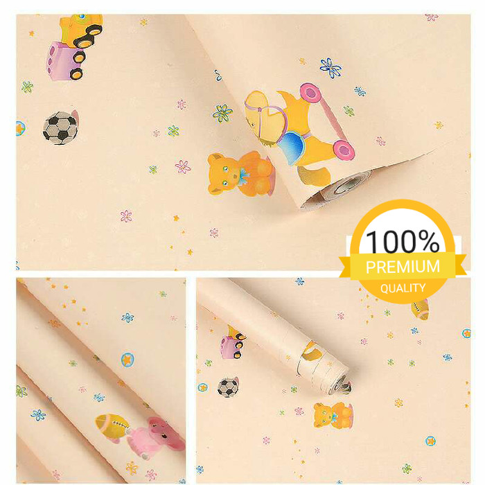 Jual Grosir Murah Wallpaper Stiker Dinding Motif Beruang Kecil 10m Jakarta Utara Raisa Wallpaper Olshop Tokopedia