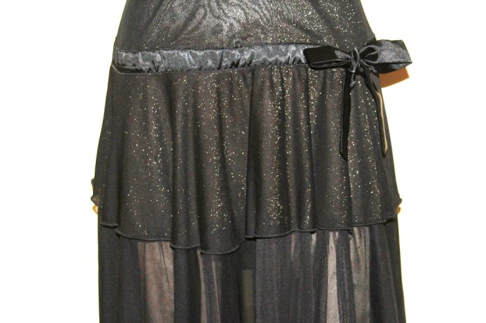 Flower Black Gold Party Dress Baju Gaun Pesta Wanita Remaja Import 2