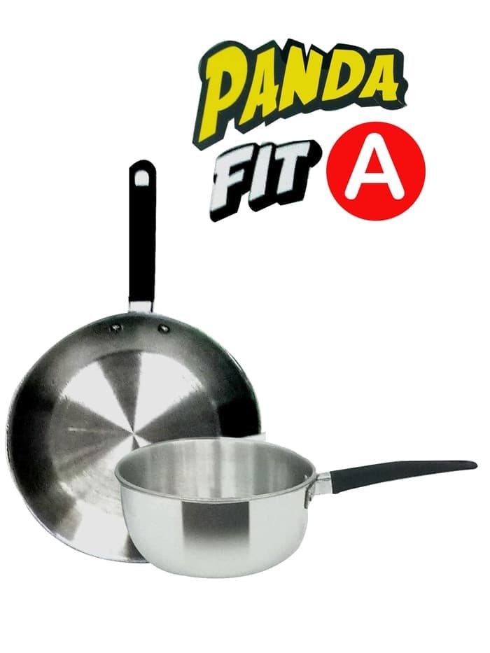 Maspion Panda Fit A Set Wajan Penggorengan 16 CM & Fry Pan 20 CM