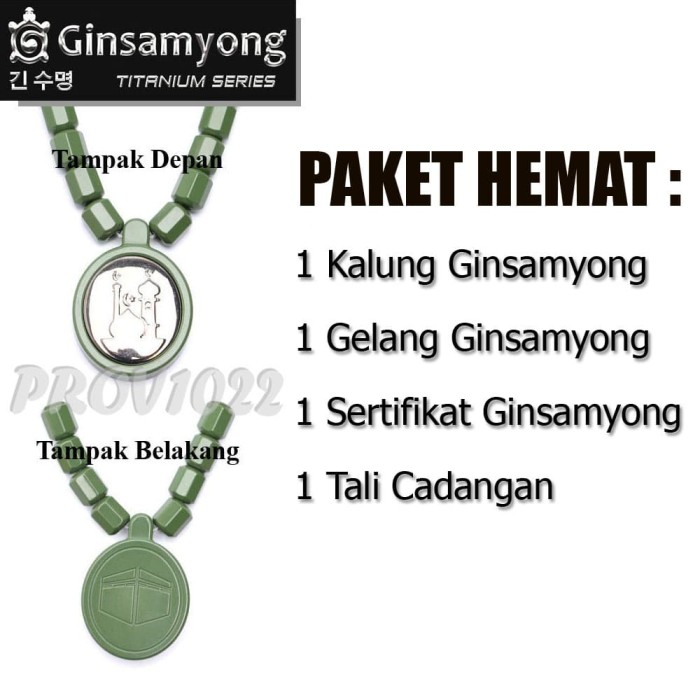Foto Produk PAKET HEMAT - Ginsamyong TITANIUM Jade Powder - Kabah & Masjid - Hijau dari Prov1022