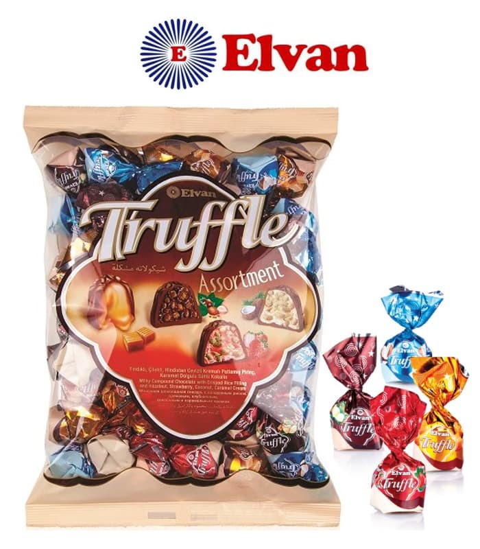 Coklat Elvan Truffle 500 gram - Strawberry