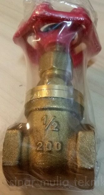 Gate Valve Kuningan Onda 1/2 Inch