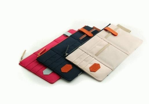 Sun Visor Car Organizer kartu card mobil uang sunvisor atm dompet Tas