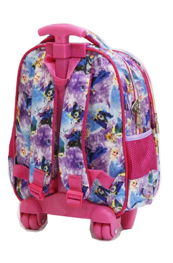 Promo Tas Anak Sekolah Trolley Tk Import - Frozen Flower 5D Timbul