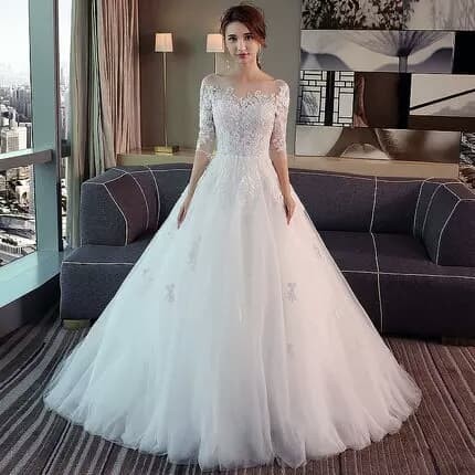 Jual Wedding Dress For Sale Gaun Pengantin Untuk Dijual Lengan