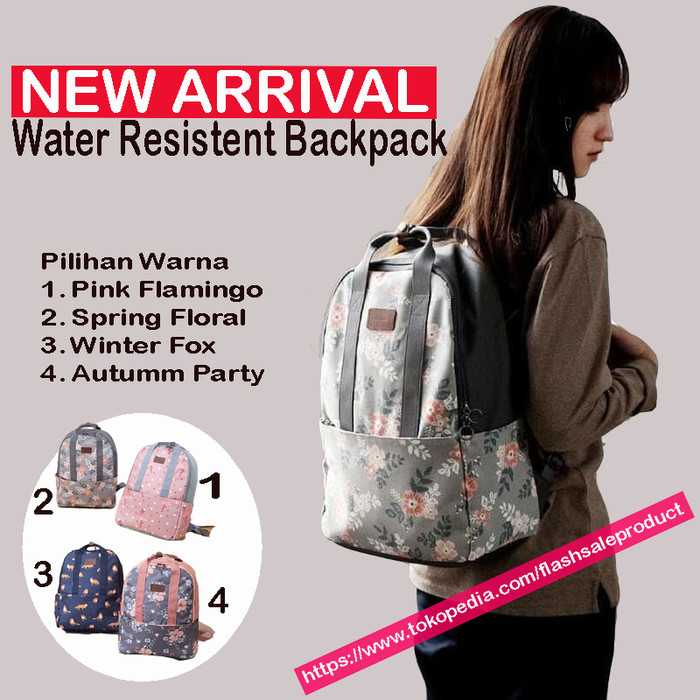 tas laptop backpack wanita