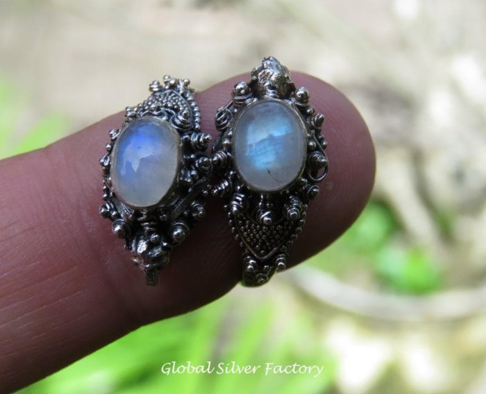Jual Cincin Perak Ular Kepala Dua Batu Rainbow Moonstone Ri 344a Kota Denpasar Global Silver Factory Tokopedia