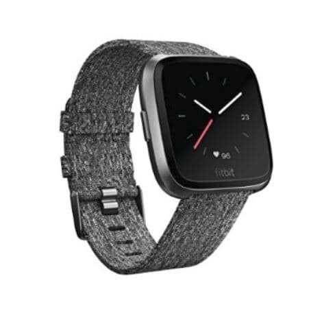 fitbit versa charcoal woven band