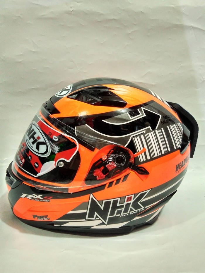 Fitur Helm Bogo Anak Usia 3 7 Tahun Cream Hitam Dan Harga Terbaru Source · Helm Full Face Double Visor NHK RX9 Motif Limited Edition Standart S