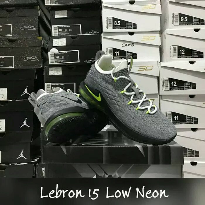 lebron 15 low neon