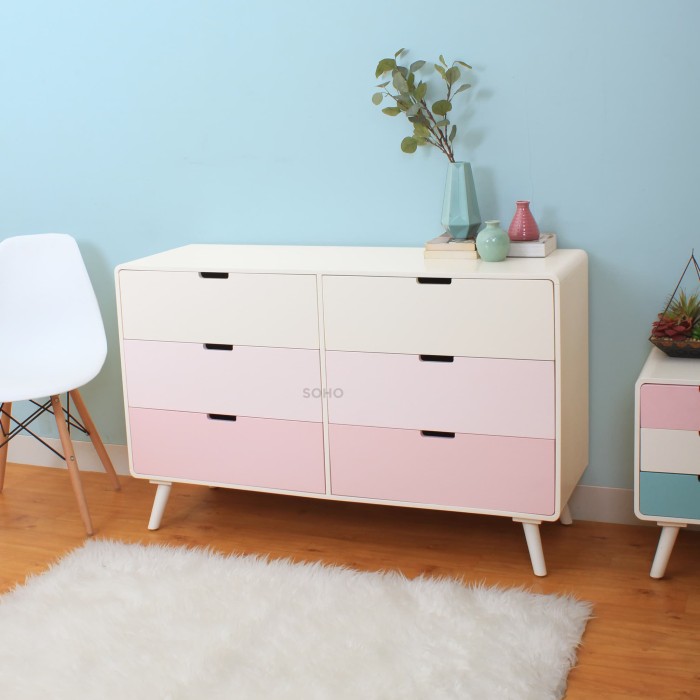 Jual Sunny 6 Drawers Turquoise Kota Bandung Soho Grand Jual Sunny 6 Drawers Turquoise Kota