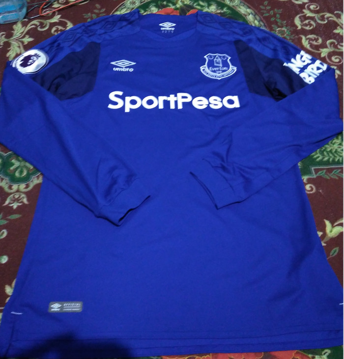 everton long sleeve jersey