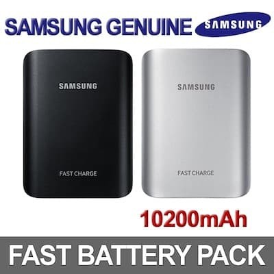 100% ORIGINAL SAMSUNG Battery Pack 10200mAh Fast Charge - Hitam
