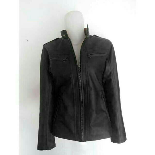Jaket Kulit Wanita Casual Hitam - Wiring Diagram And 