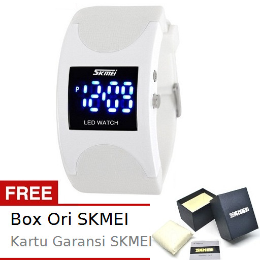 SKMEI Dark Razor 0951 Putih Original Jam Tangan Wanita Impor Tahan Air - Putih