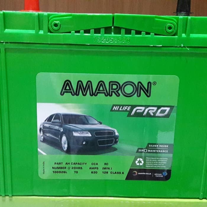 Jual AKI MOBIL TOYOTA ALPHARD 100D26L AKI 70AH AKI KERING GARANSI 12