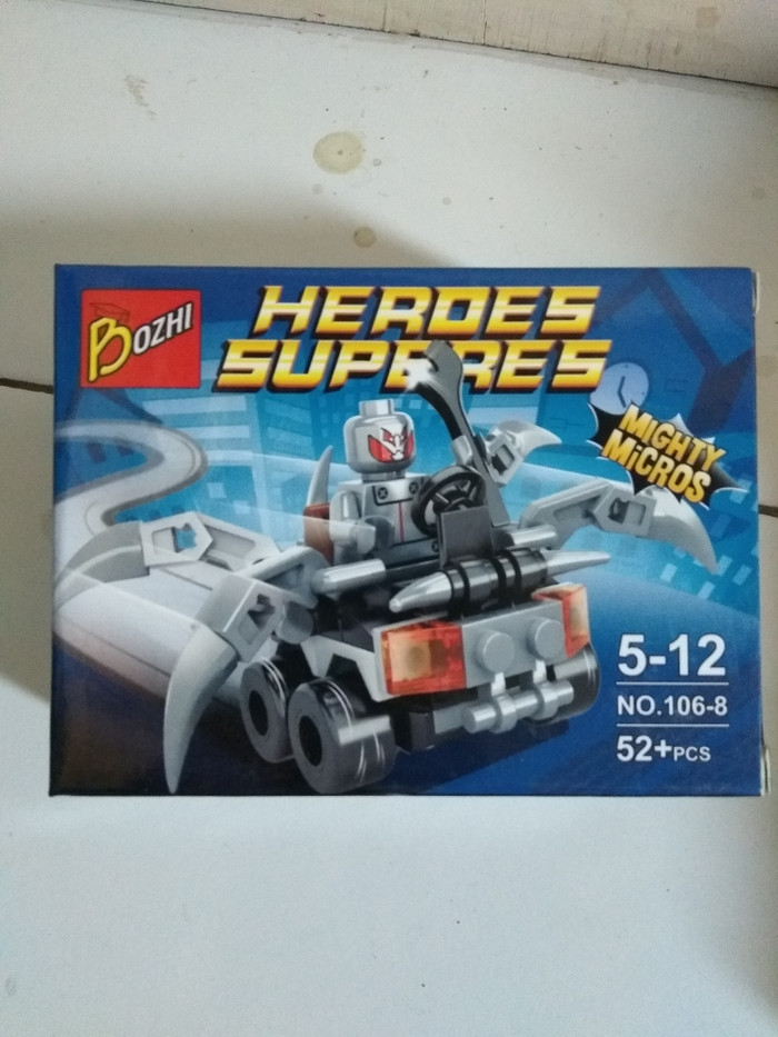 Jual Lego Kw Bozhi Series Mini Super Hero With Vehicle Kota