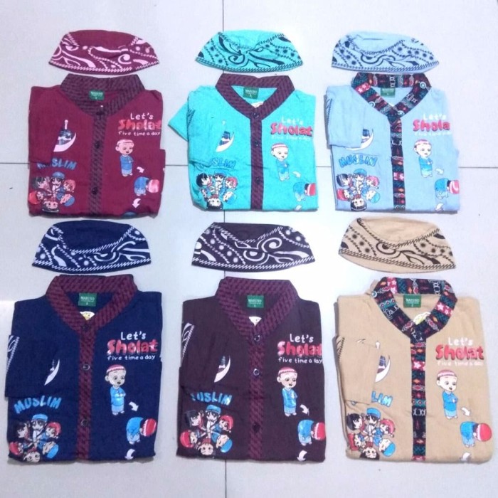 Baju koko anak Maruno umur 6 bulan 10 tahun Baju muslim anak Gamis a 2