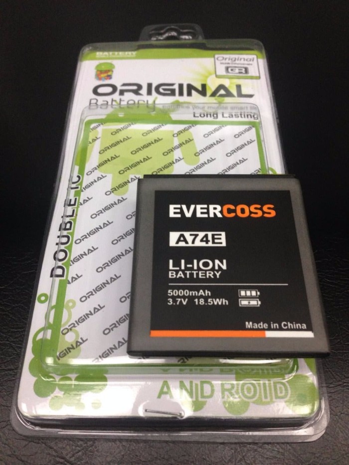 Baterai Evercoss A74E Winner T Plus 5000Mah Double Power Evercoss