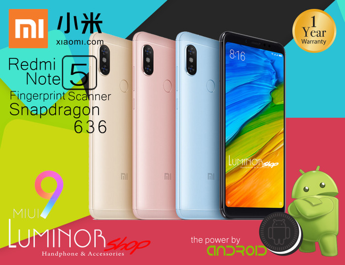 Xiaomi Redmi Note 5 Ram 3GB Rom 32GB