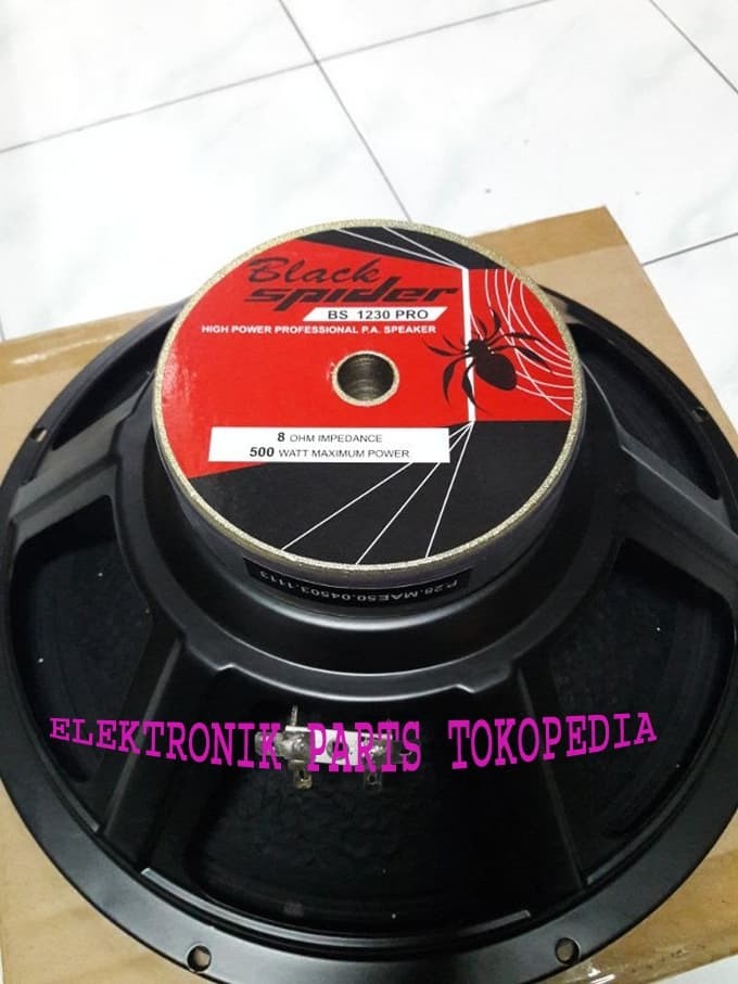 subwoofer black spider 12 inch