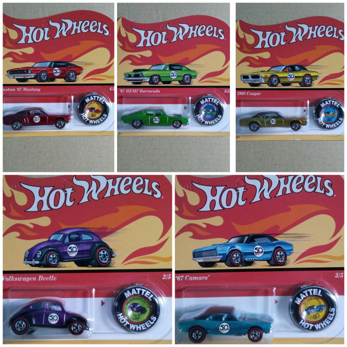 Jual Hot wheels 50th Anniversary Original Collection Jakarta Barat