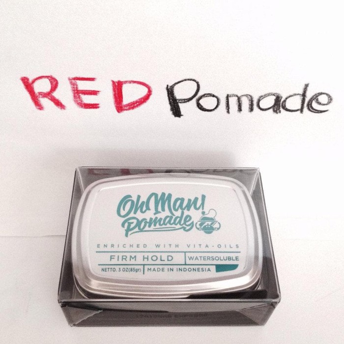 POMADE OH MAN OHMAN NUTRI BLUE DIVINE WATERBASED FIRM HOLD WATER BASED